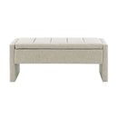 Modern Upholstered Large Bed End Bench With Storage