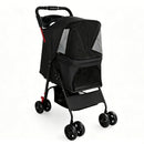Foldable Pet Stroller for Small Dogs and Cats Under 28 lbs by HouseOfZazla