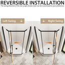 36"D x 36"W x 72"H Neo-Angle Shower Door by HouseOfZazla