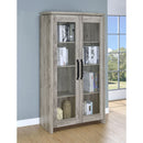 Myerson - 2 Door Tall Cabinet - Gray