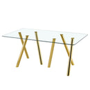 Dining Table With Transparent Surface by HouseOfZazla