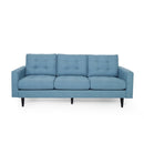 Jenny - Contemporary Tufted Fabric 3 Seater Sofa