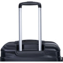 3 Piece Luggage Sets PC Lightweight & Durable Expandable Suitcase with Two Hooks, Double Spinner Wheels, TSA Lock, (21/25/29) Black