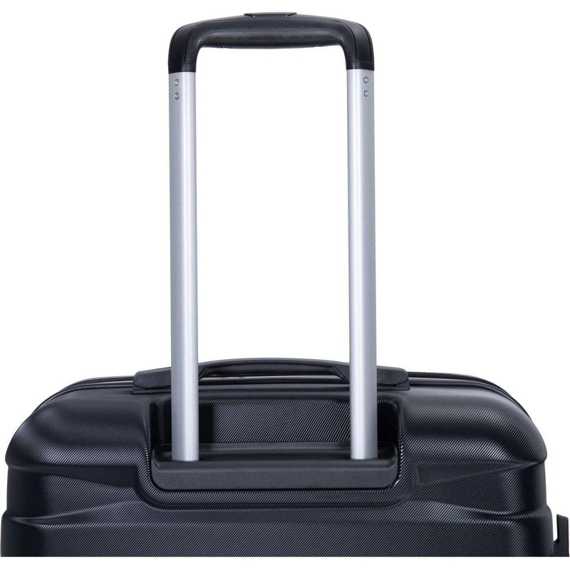 3 Piece Luggage Sets PC Lightweight & Durable Expandable Suitcase with Two Hooks, Double Spinner Wheels, TSA Lock, (21/25/29) Black