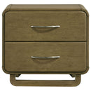 Tully - 2 Drawer Nightstand - Nutmeg Brown