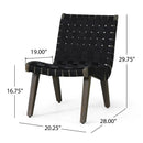 Outdoor 3-Piece Wood Patio Seating Set