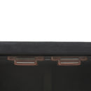 Modern Black Wood Storage Cabinet with Decorative Door by HouseOfZazla