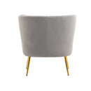 Accent Chair, leisure single chair with Golden feet