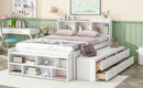 Bed With Bookcase Headboard, Under Bed Storage Drawers And Bed End Storage Case by HouseOfZazla