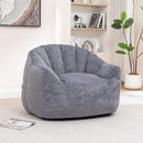 Beanbag Chair, Beanbag Sofa Chair With Armrests Stuffed High Density Foam by Unique Piece Furniture
