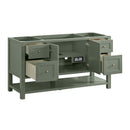 James Martin Breckenridge 60" Single Bathroom Vanity, Smokey Celadon