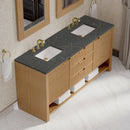 James Martin Solene 72" Double Bathroom Vanity, Seaside Oak