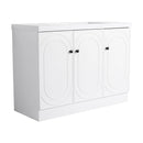 Contemporary Freestanding Bathroom Vanity With Resin Sink & Soft-Close Cabinet Doors by Unique Piece Furniture