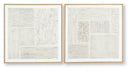 Andorfield - Wall Art Set (Set of 2) - Beige / Black / White