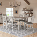 Slat Back Barstools (Set of 2) - Gray by Unique Piece Furniture