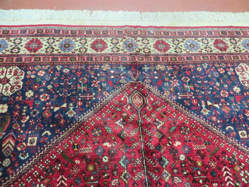 Persian Tribal Rug 7x10, Shiraz Carpet, Abadeh Rug