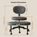 Ergonomic Cross Legged Office Chair With Back Support by HouseOfZazla