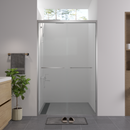 Premium Aluminum Frame Double Sliding Shower Door
