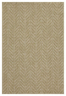 Earth GC_NTL1014 Jute/White Indoor/Outdoor Area Rug