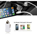 Car & Wall Charger + 2 Cables for iPhone 5/ iTouch 5/ iPod Nano 7
