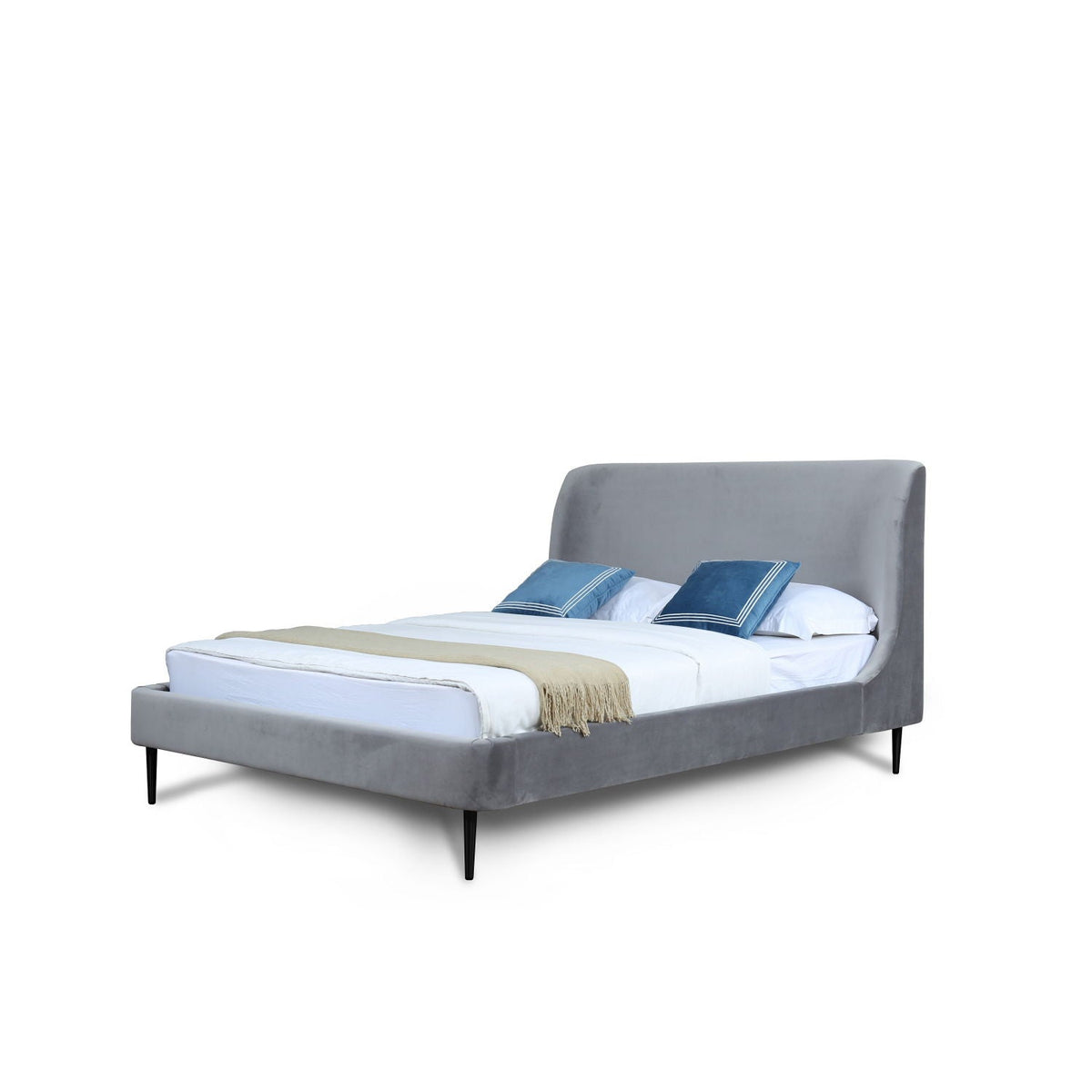 Heather - Upholstered Bed With Curved Headboard, photo 6 of 40