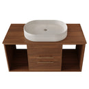 Wall-Mounted Bathroom Vanity with Ceramic Sink by HouseOfZazla