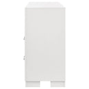 Jessica 6-drawer Dresser Snow White