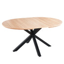 Extendable Round Dining Table - Oak by HouseOfZazla