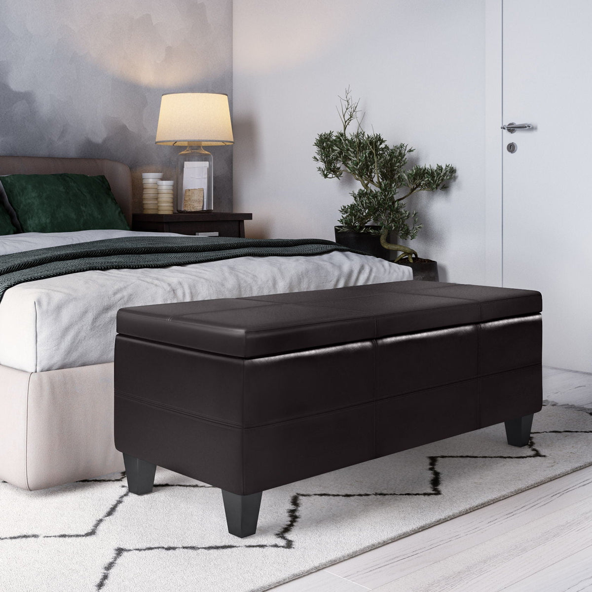 Afton - Large Storage Ottoman Bench, photo 18 of 25