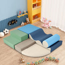 Soft Climb And Crawl Foam Playset 6 In 1, Soft Play Equipment Climb And Crawl Playground For Kids, Kids Crawling And Climbing Indoor Active Play Structure - Colorful by HouseOfZazla