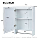3 in 1 Wall Mounted Bathroom Mirror Cabinet with Adjustable Shelf by HouseOfZazla