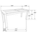 Amarillo - Rectangular Counter Height Dining Table - Rustic Brown by HouseOfZazla
