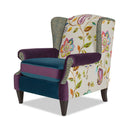 Anya - Boho Chic Wingback Accent Arm Chair by HouseOfZazla