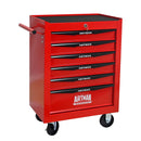 Rolling Metal Tool Chest With Drawers, Steel Storage Cabinet With Ball Bearing Slides by HouseOfZazla