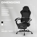 Gaming Chair with Massage and Ergonomic Design