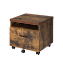 Bob - File Cabinet - Weathered Oak / Black by HouseOfZazla