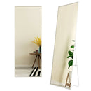 Full Length Mirror 63x18.9in Aluminum Alloy Wall Mirror Free Standing Floor Mirror Hanging Leaning Against Wall for Dressing Bedroom Living Room