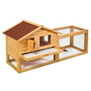 62 Inch Backyard Wooden Hutch Coop House by LJGDeals
