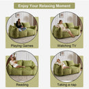 Giant Bean Bag Couch, Ultra Soft Fluffy Loveseat For Living Room by Unique Piece Furniture