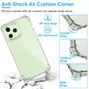 ShockproofÊClear Phone Case Soft TPU Transparent Phone Cover Anti-Shock Ultra-Thin Phone Case Cover Fit for iPhone 14/14Plus/14Pro/14Pro Max/13/13Pro/