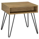 Square End Table - Brown by HouseOfZazla