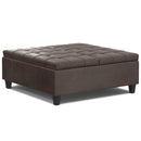 Harrison - Large Coffee Table Storage Ottoman by HouseOfZazla