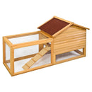 62 Inch Backyard Wooden Hutch Coop House by LJGDeals