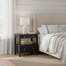 Danielle - 2 Drawer Nightstand - Black by HouseOfZazla