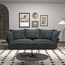 Modern Comfy Upholstered Sofa Cloud Couch, Deep Seat Couches With Multiple Large Soft Pillows by HouseOfZazla