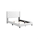 Upholstered Nailhead Trim Chic Bed by Unique Piece Furniture