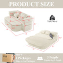 2 In 1 Foldable Sofa Bed With Multi Functional Blanket, Floor Lounge Sofa by HouseOfZazla