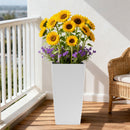 Pack of 2 Square Planters with Automatic Watering System