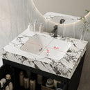 Contemporary Free-standing Bathroom Vanity with Faux Marble Top