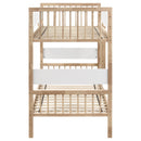 Ponderosa - Twin Over Twin Bunk Bed With Accents - Natural
